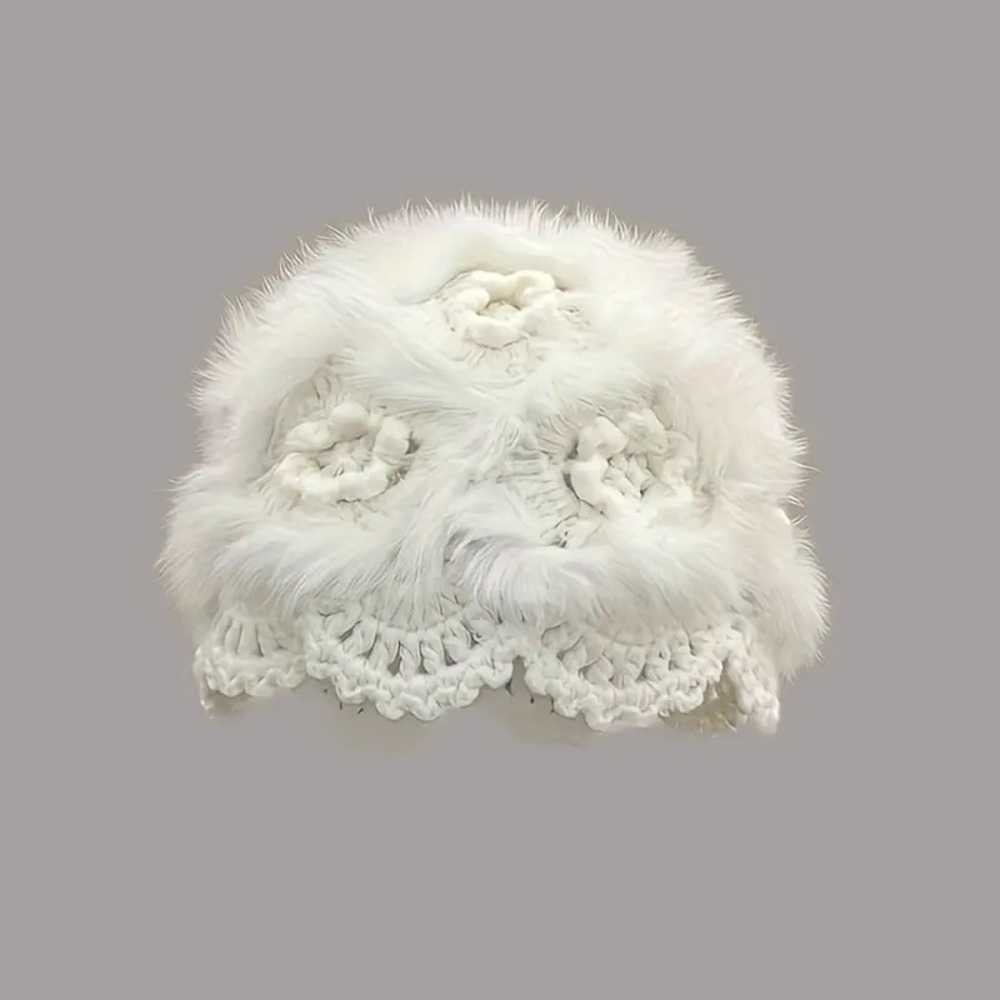 Boutique | 3 Soft Faux Fur Plush Beanie Set - Picture 5 of 8